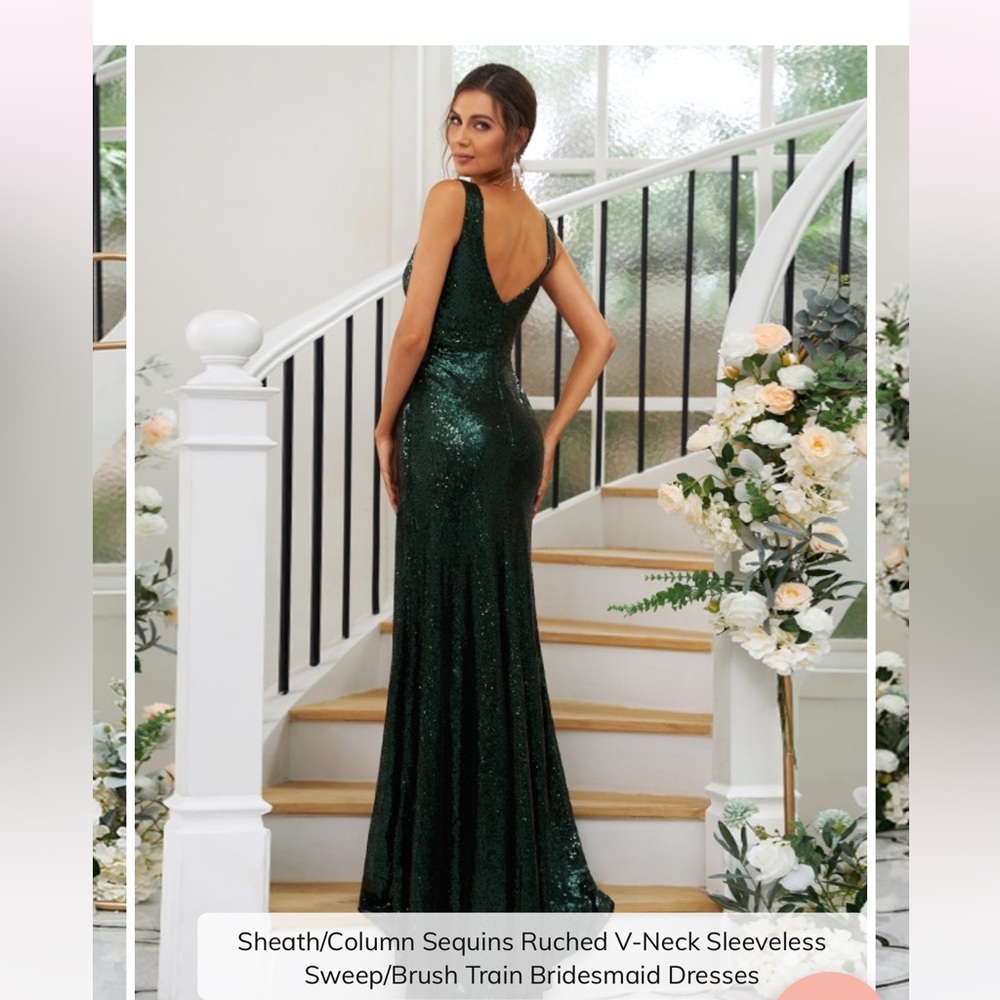 Hebeos sparkle formal dress. Super flattering!